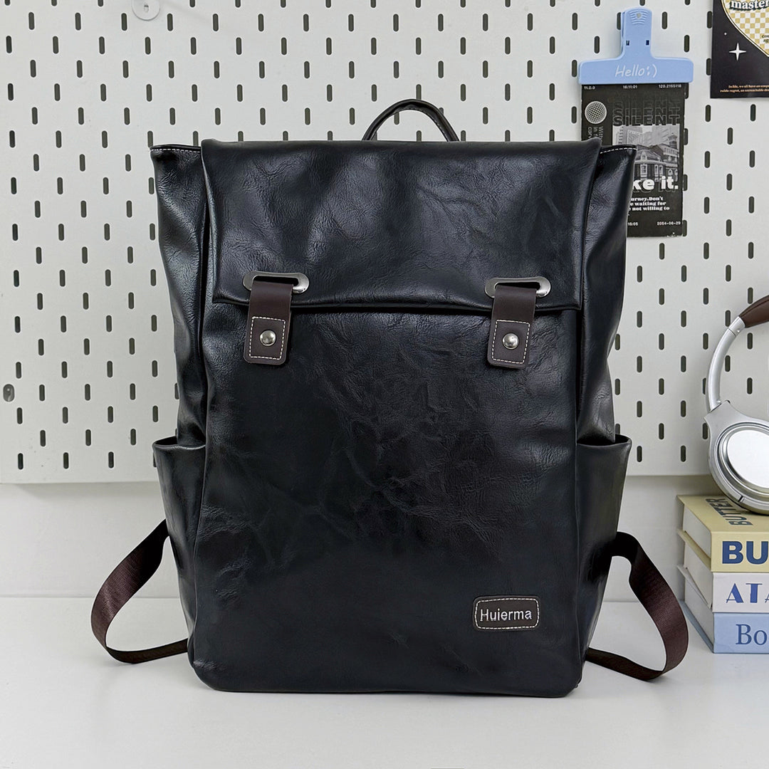 Modischer Leder Rucksack Karnz