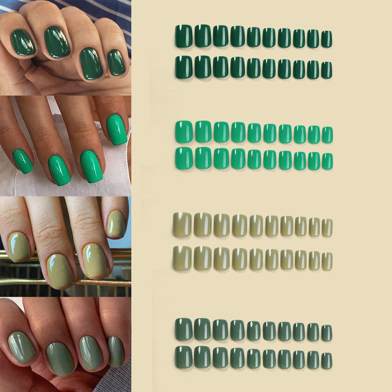 Elegantes Press-On Nagelset mit natürlichem Glanzfinish Karnz