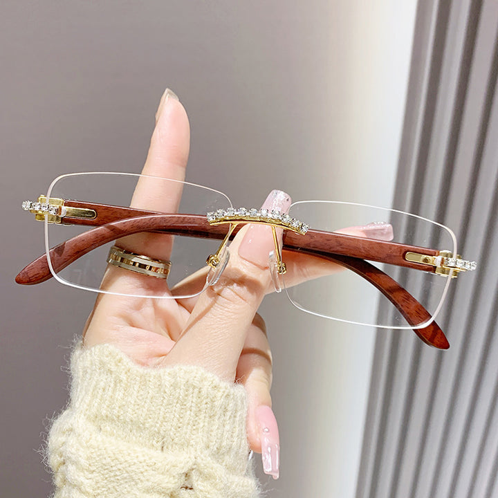 Damen elegante Sonnenbrille mit einzigartigem Rahmen Karnz
