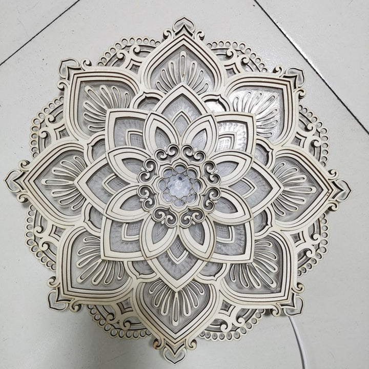 Aufwendige Mandala Wanddekoration