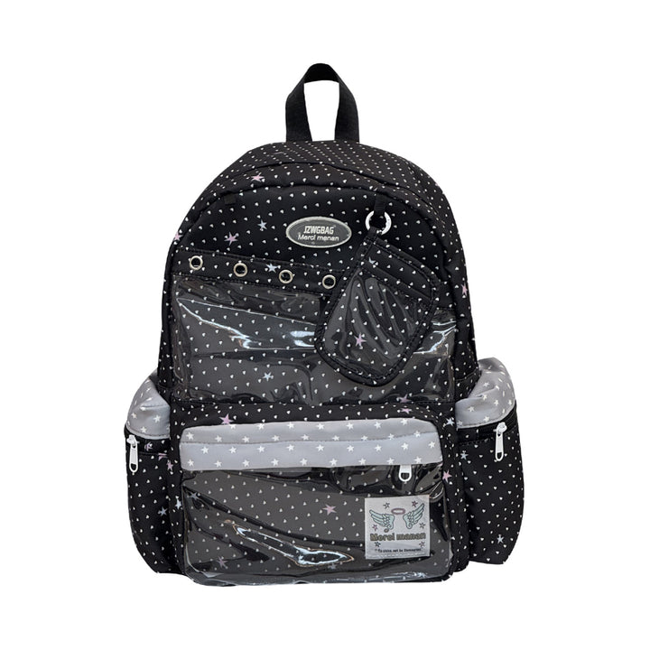 Spaß Stern Druck Rucksack