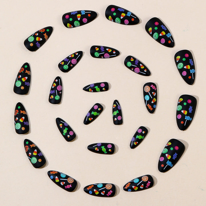 Festliche Süßigkeiten-Themen 3D Nagelkunst Erweiterungen Karnz