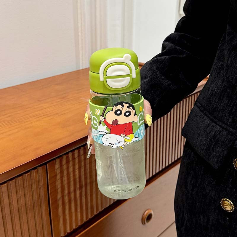 Damen Trinkflasche mit charaktervollem Cartoon-Design Karnz