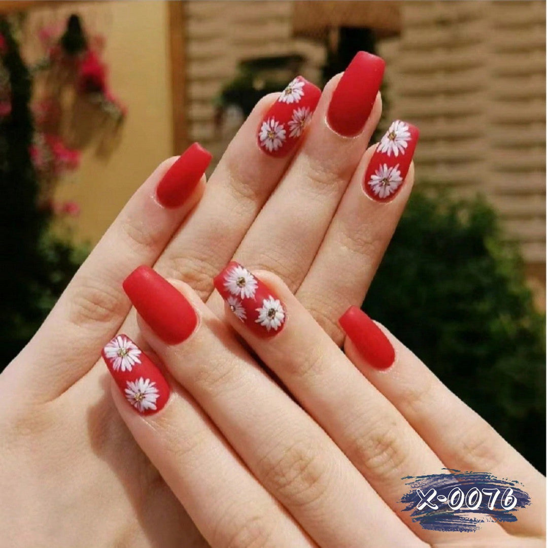 Blumen Acryl Nagelkunst Design Set