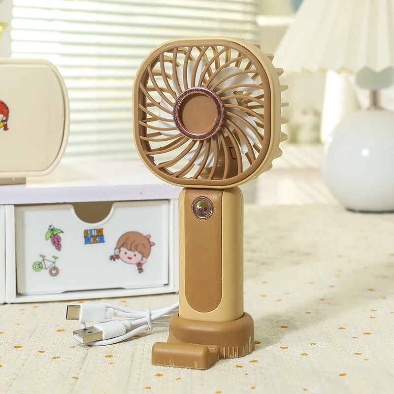 Damen Tragbarer Handventilator mit süßem Tiermotiv Karnz