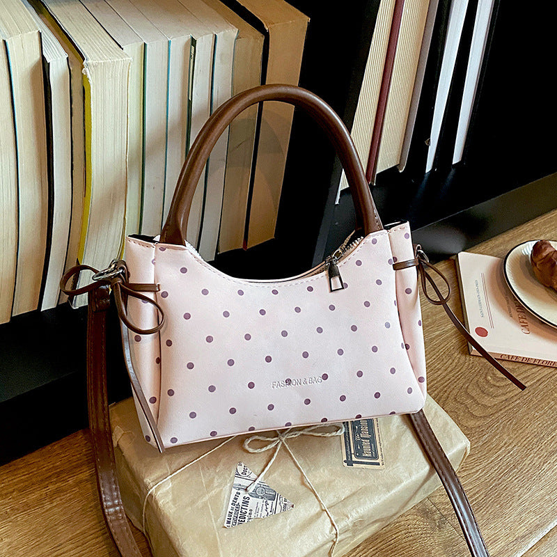 Polka Dot Stilvolle Mini-Handtasche