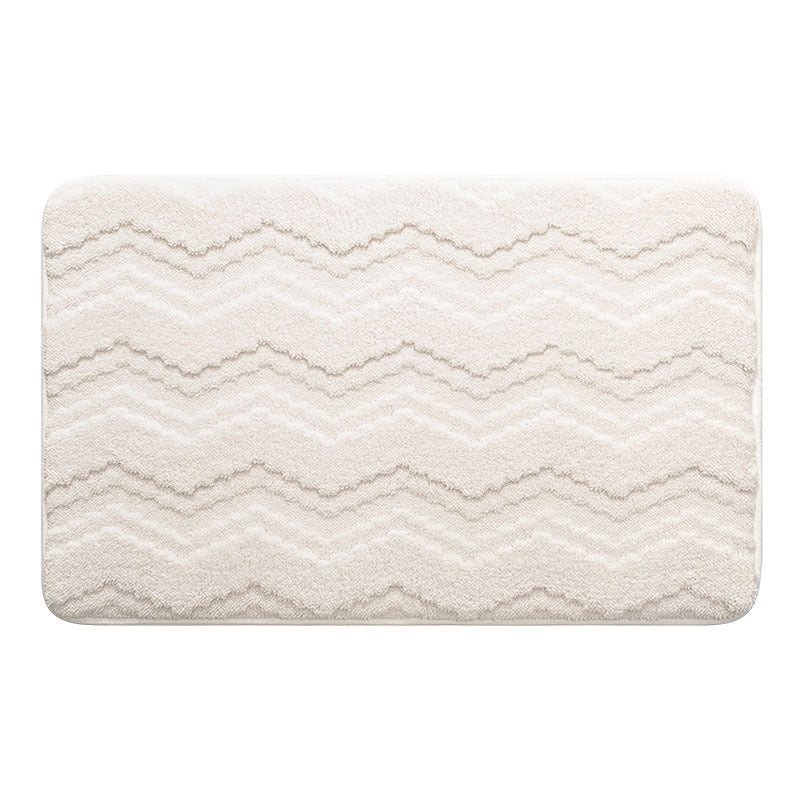 Stylische Chevron-Badmatte Karnz