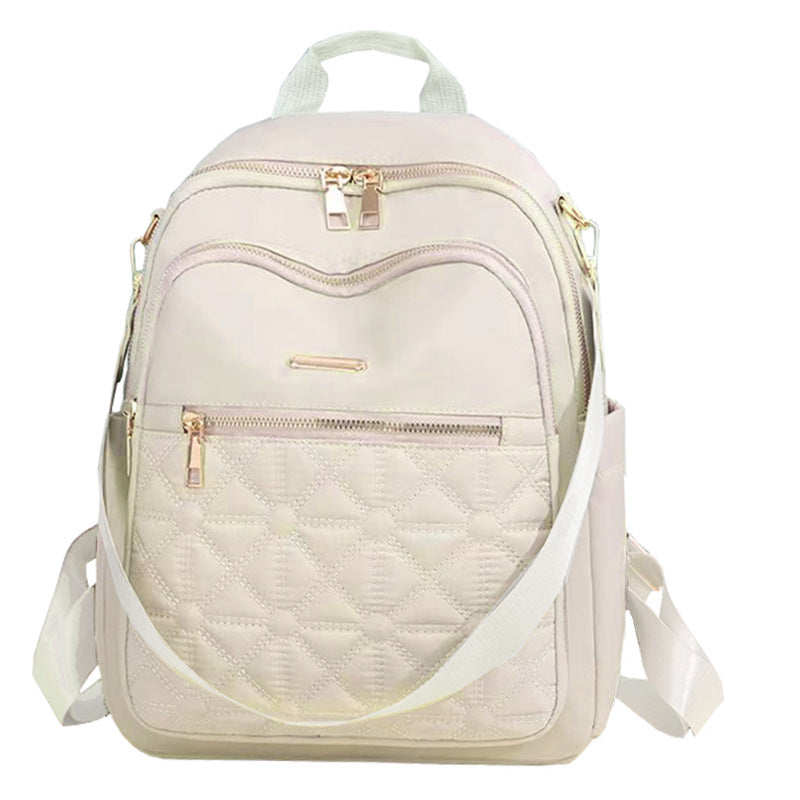 Elegante gesteppte Multi-Taschen-Rucksack Karnz
