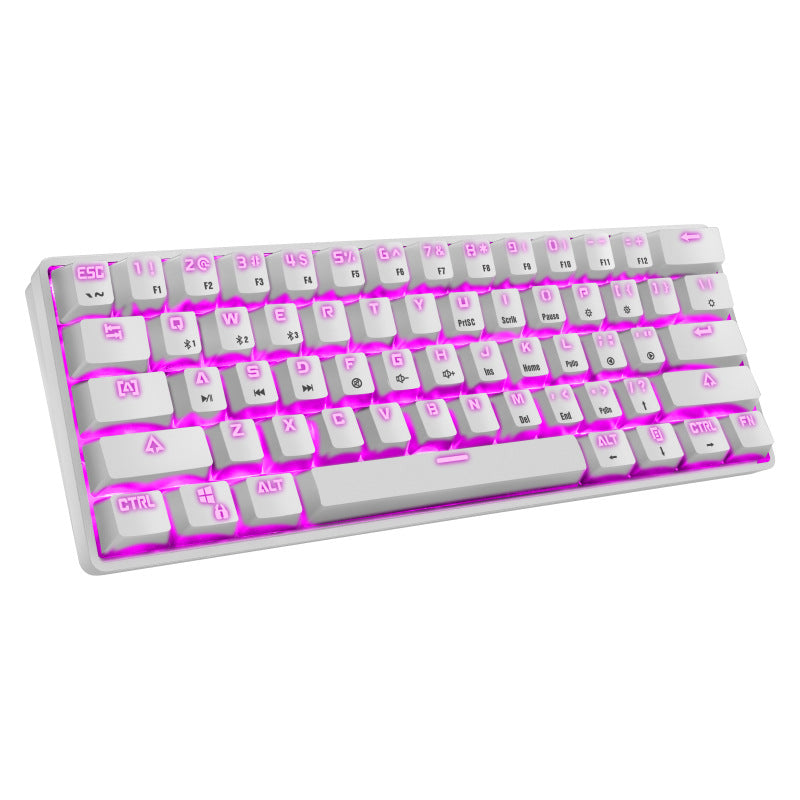 Kompakte mechanische Gaming-Tastatur mit hintergrundbeleuchteten Tasten Karnz