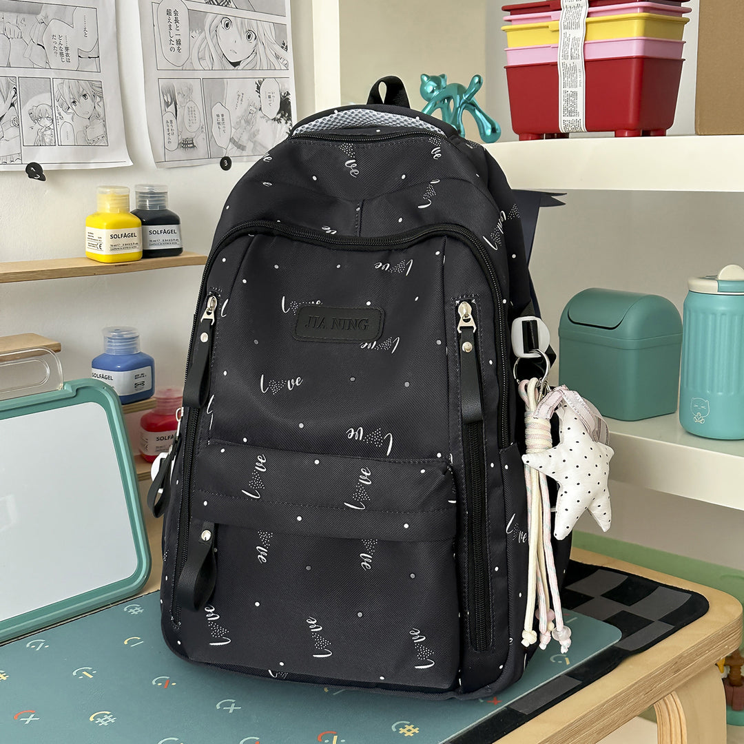 Stylische Love-Beschmückte Rucksack Karnz