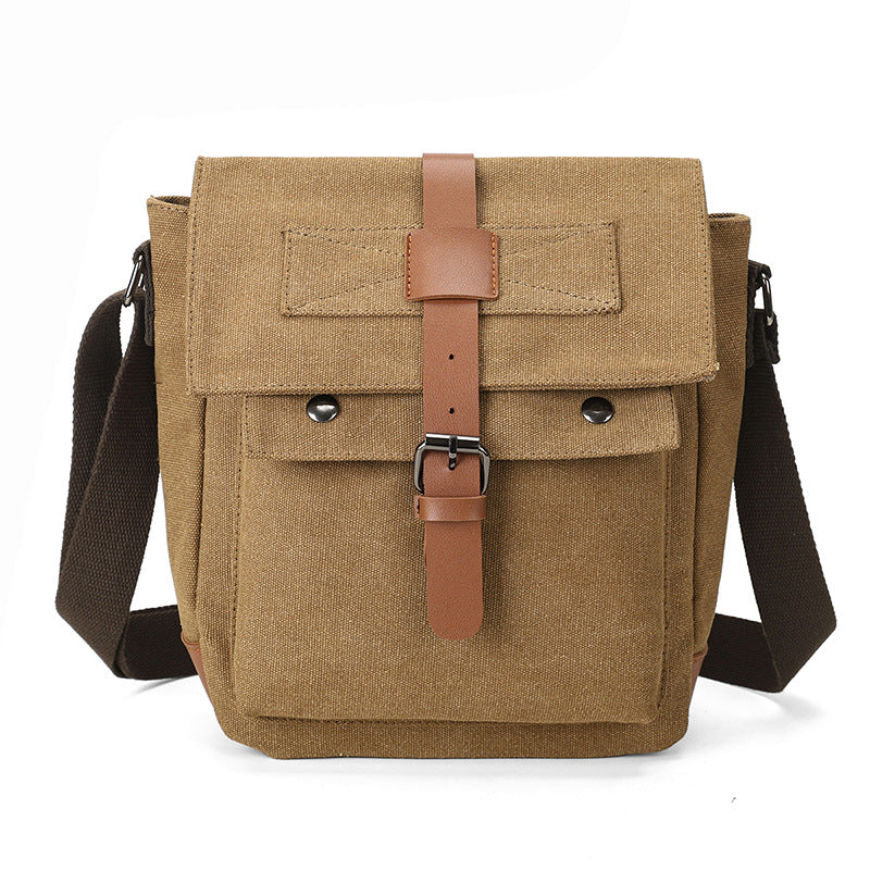 Vintage-inspiriert Canvas Messenger Bag Karnz