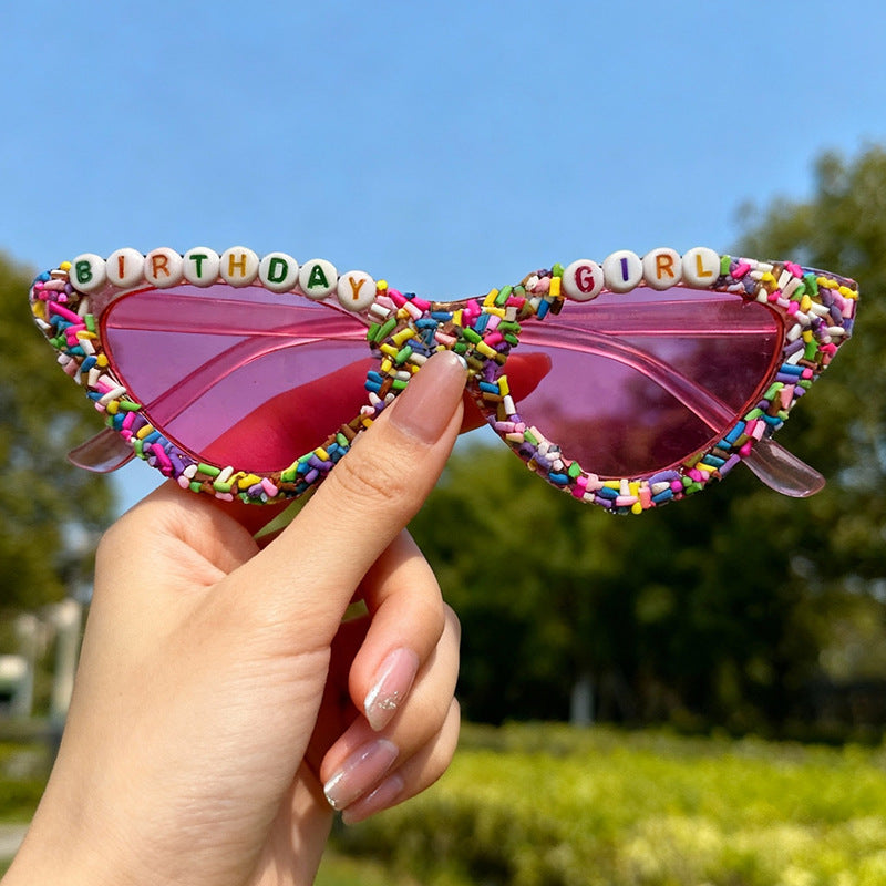 Spaß-Themen Katzenaugen Sonnenbrille Karnz