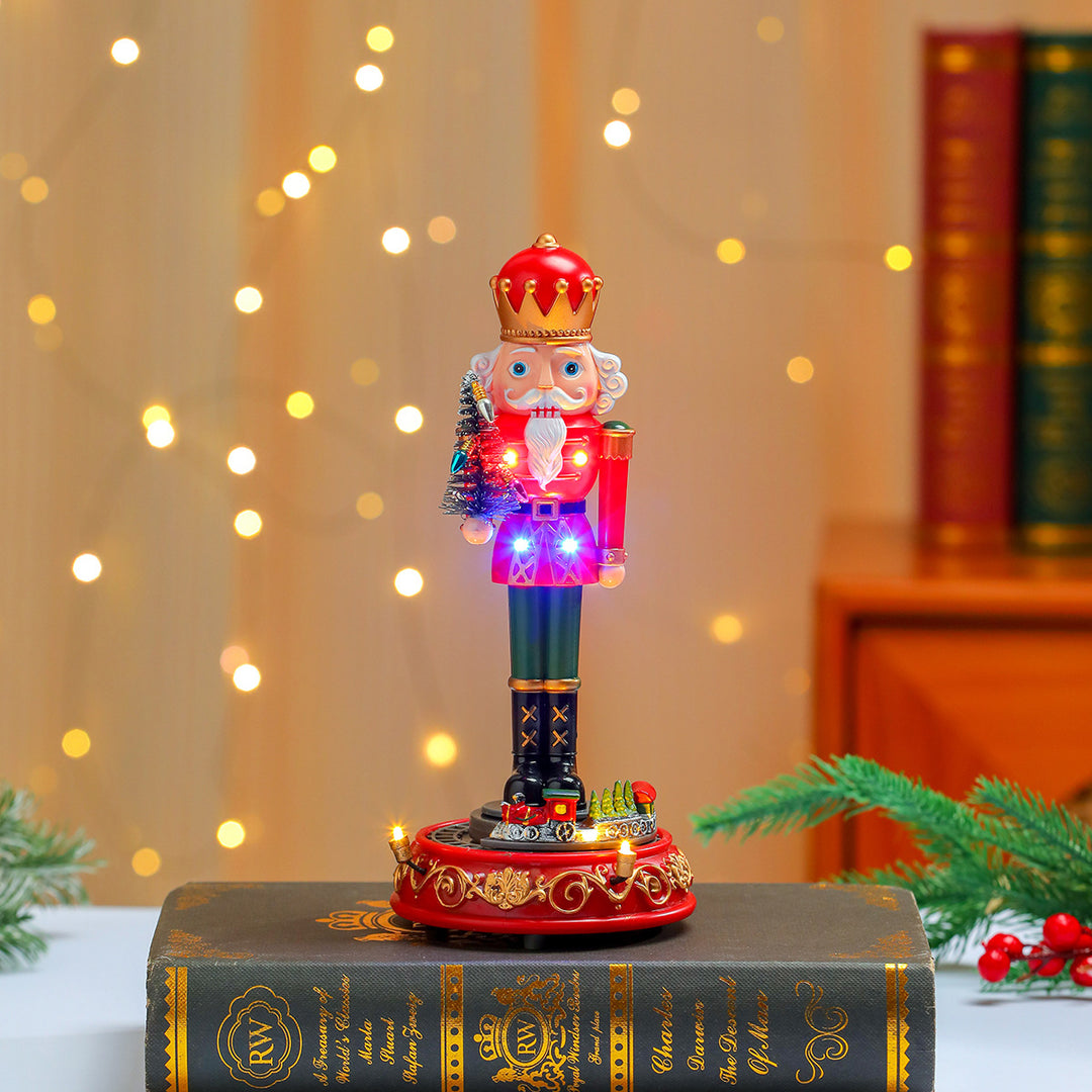 LED beleuchtete Nussknacker-Figurine Karnz