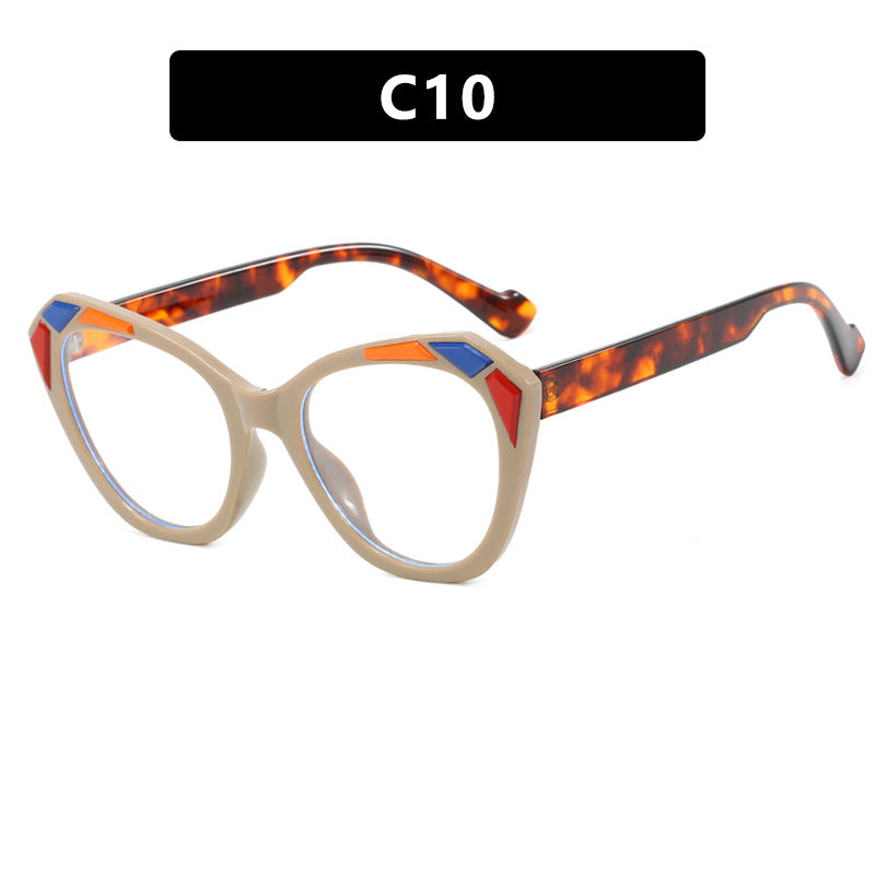 Damen Katzenaugen-Sonnenbrille mit modischen Details Karnz