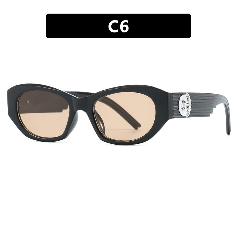 Damen modische Cat-Eye Sonnenbrille mit markantem Design und luxuriösen Details Karnz