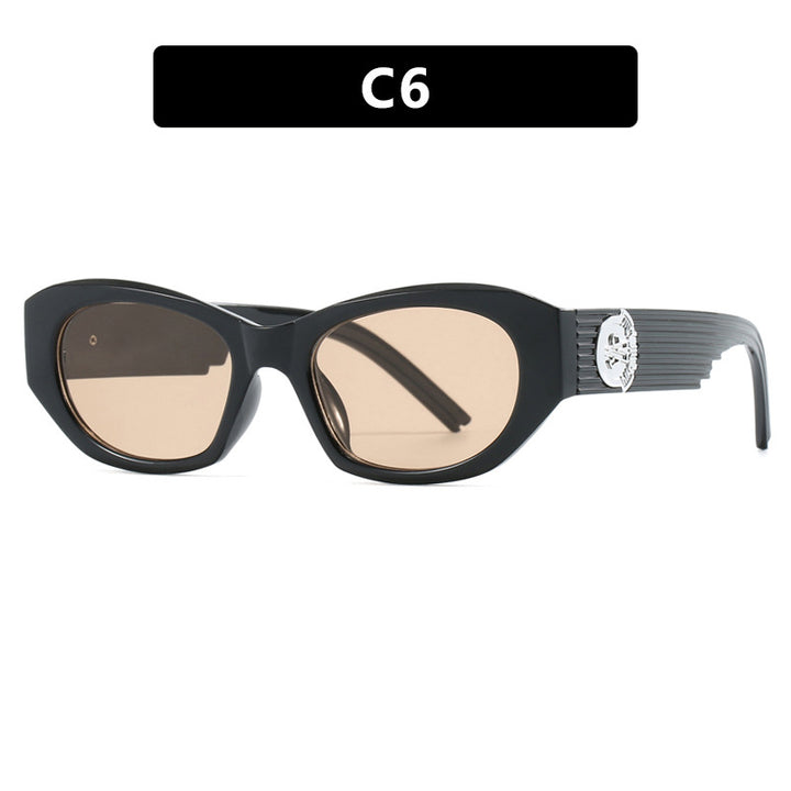 Damen modische Cat-Eye Sonnenbrille mit markantem Design und luxuriösen Details Karnz