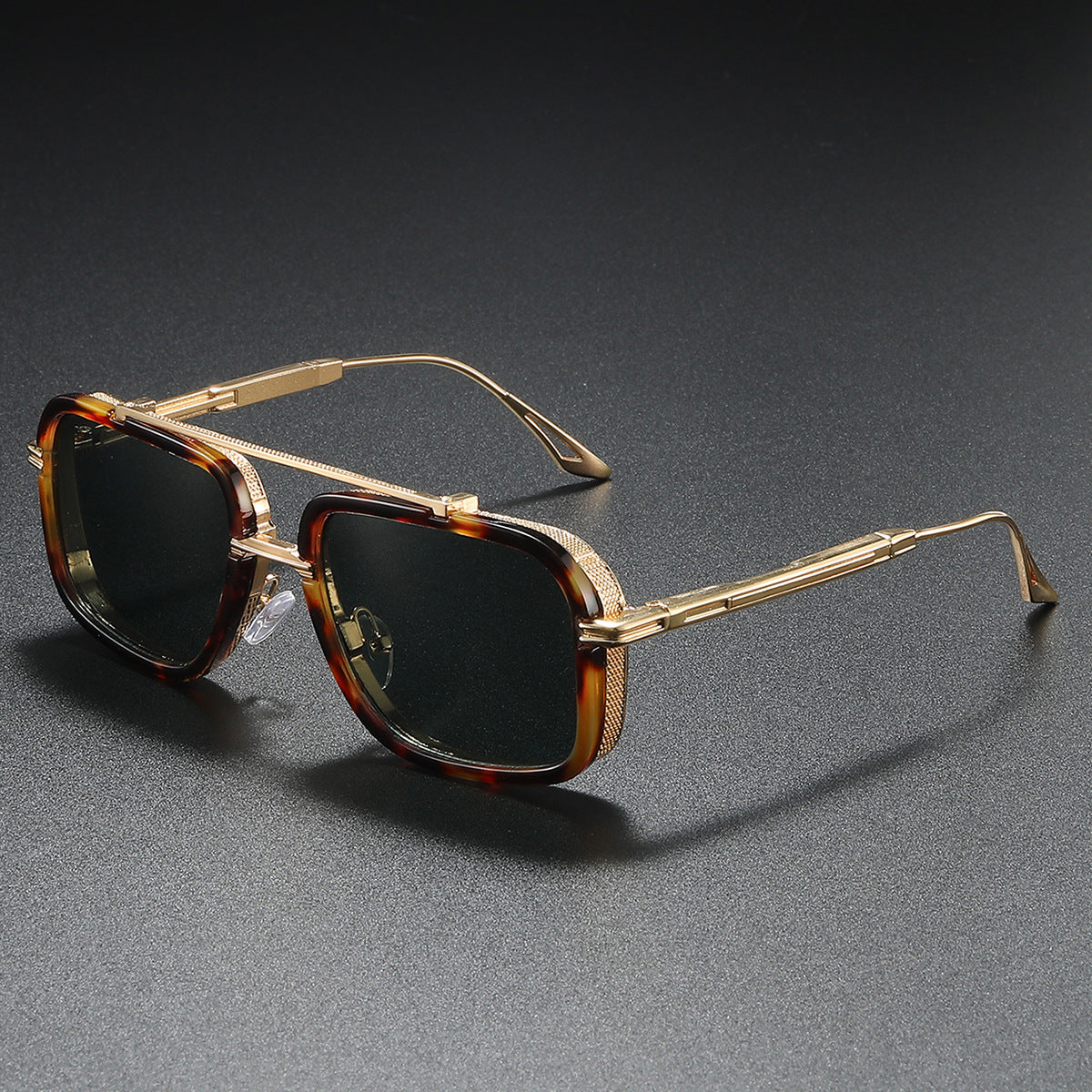 Damen Sonnenbrille mit luxuriösem Metallrahmen und stylischen Details Karnz