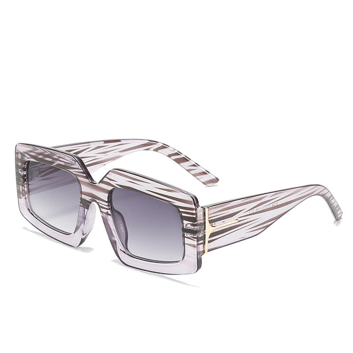Oversized quadratische Rahmen Sonnenbrille Karnz