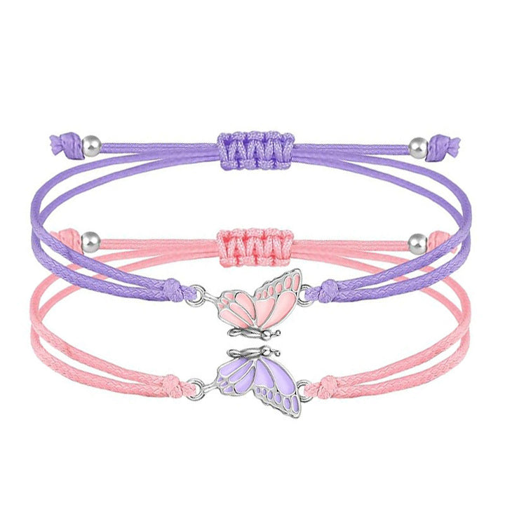 Butterfly Charm Halskette und Armband Set Karnz
