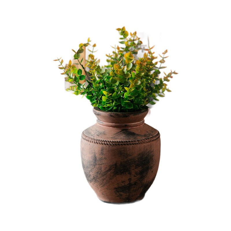 Handgefertigte Tonvase Karnz
