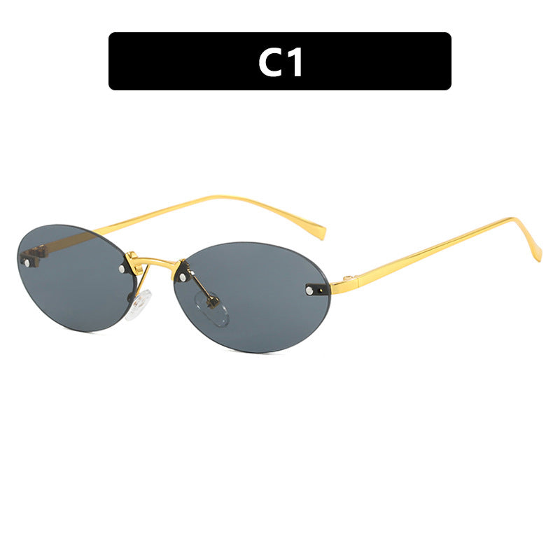 Damen modische Sonnenbrille im eleganten Retro-Design Karnz
