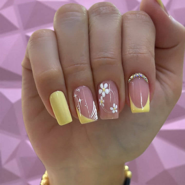 Künstlerisches Florales Gel-Nagelkunstset Karnz