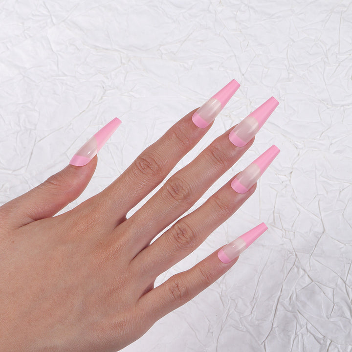 Elegante Lange Stiletto Nagelverlängerungen Karnz