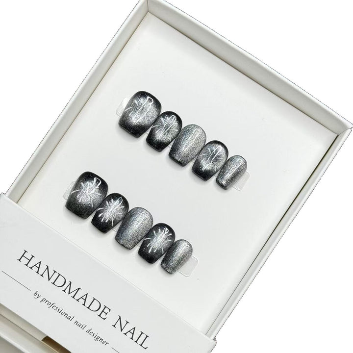 Handgefertigtes Künstlerisches Press-On Nails Set