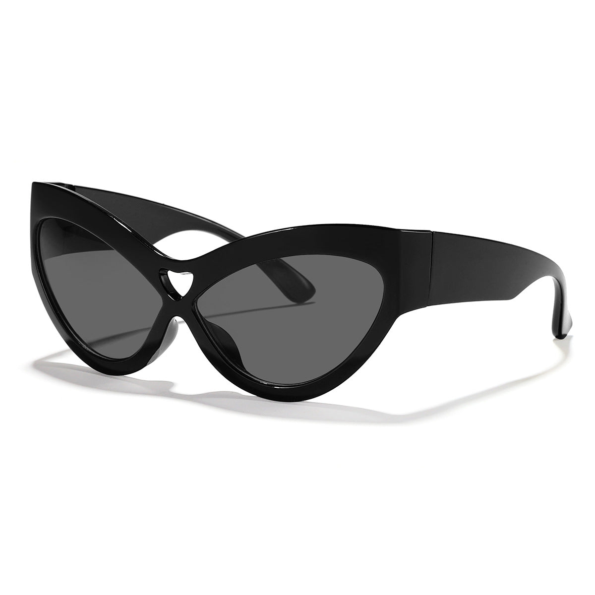 Damen auffällige Sonnenbrille im trendigen Leopardenmuster Karnz