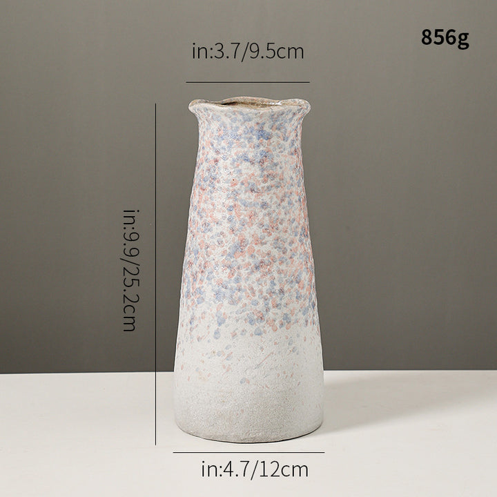 Künstlerische glasierte Keramikvase