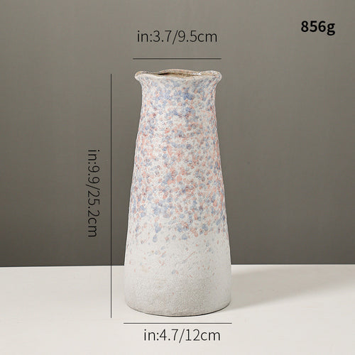Künstlerische glasierte Keramikvase