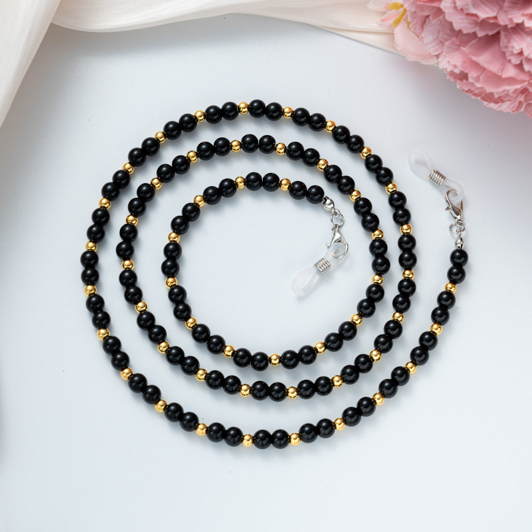 Stylische Perlen-Brillenband Karnz