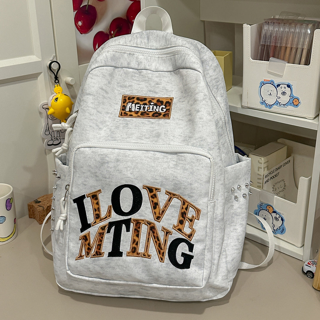 Stilvoller Trendiger Lässiger Rucksack Karnz