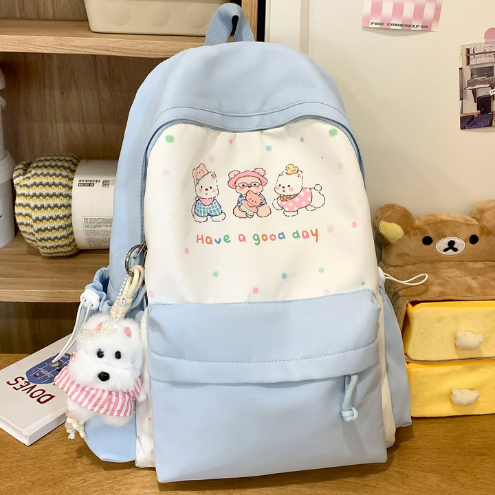 Süßer illustrierten Tier-Themen Rucksack Karnz