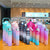 Damen ergonomische Wasserflasche mit Motivationsmarkierungen Karnz