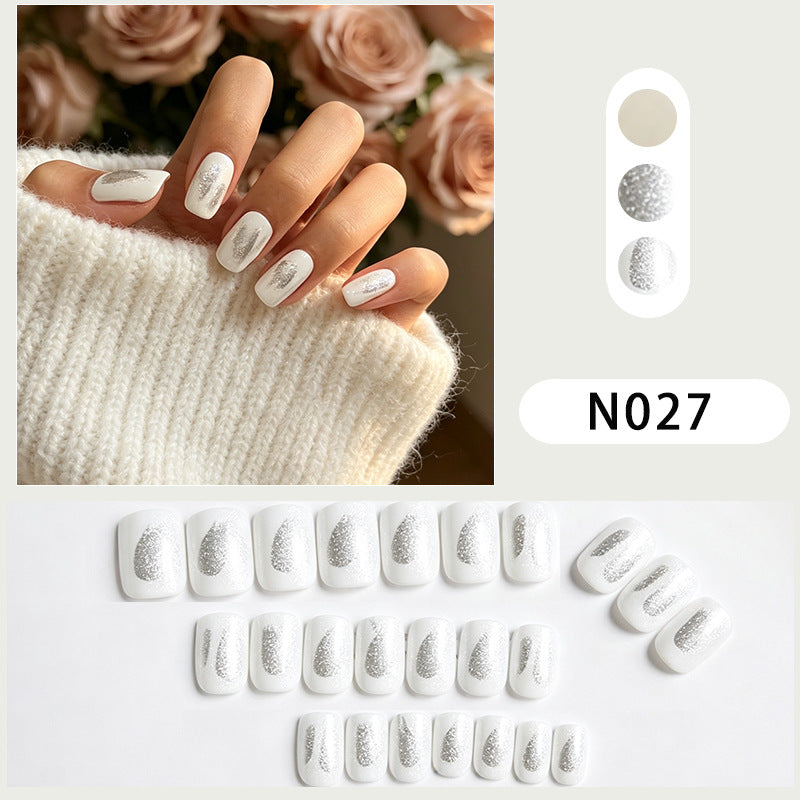Geometrisches Muster Press-On Nagelset