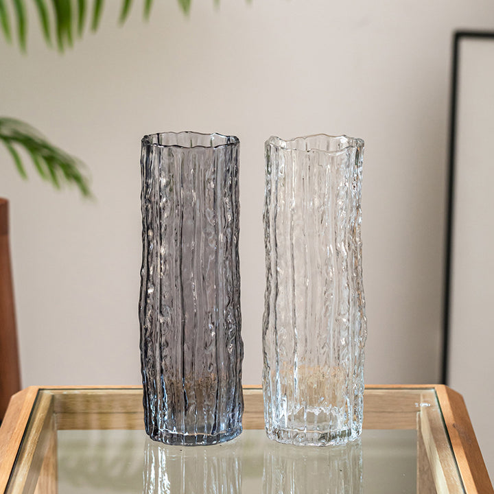Kunstvolle Glasvase im modernen Design Karnz