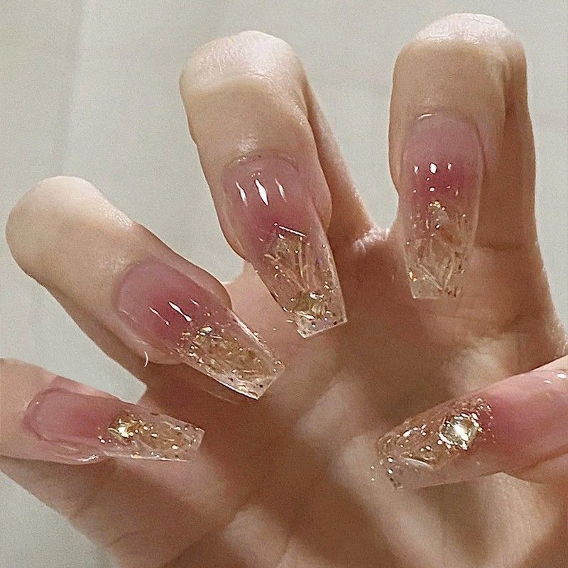 Premium dekorativer Gel Press-On Nail Set Karnz