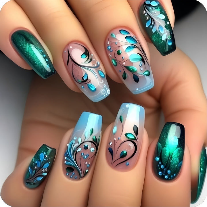 Kreative Nail Art Fingernägel Karnz