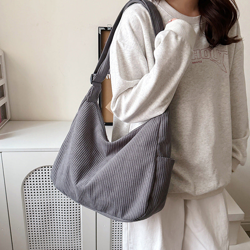 Weicher Stoff Crossbody Tote Karnz