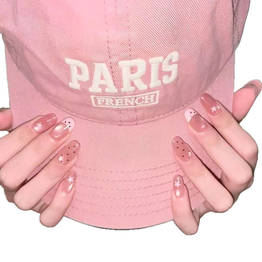 Künstlerisches Press-On Nail Art Set mit Sternmustern Karnz