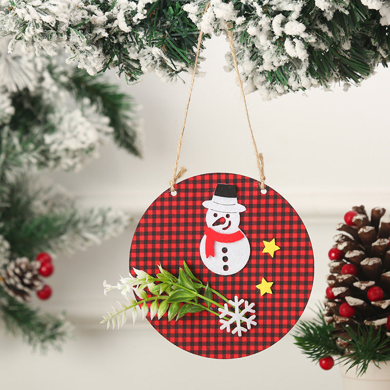 Dekorative Weihnachtsanhänger mit Schneemann-Motiv Karnz
