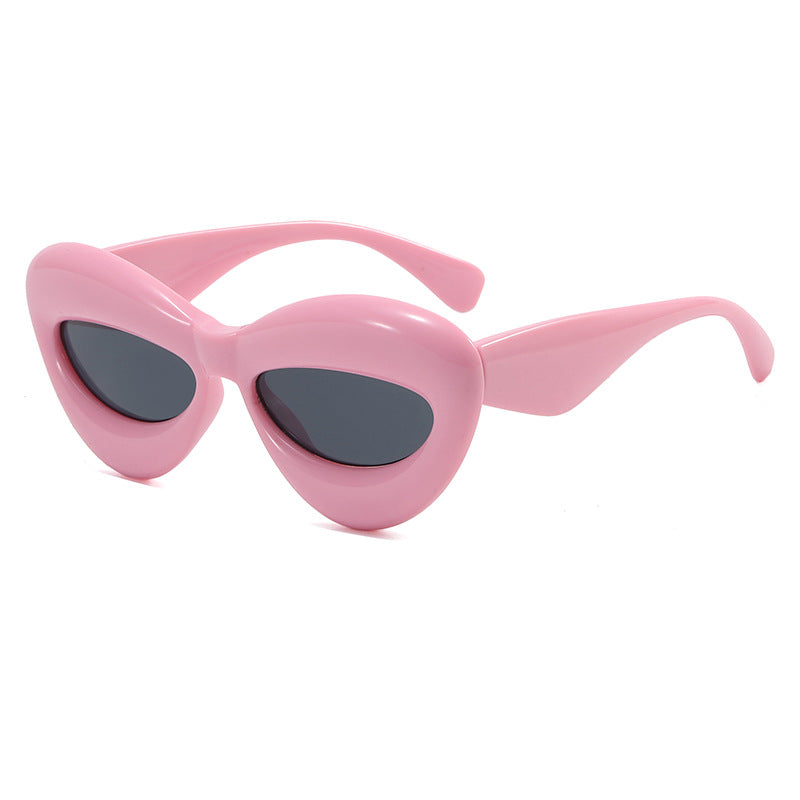 Damen kreative Designer-Sonnenbrille im Cat-Eye-Stil Karnz