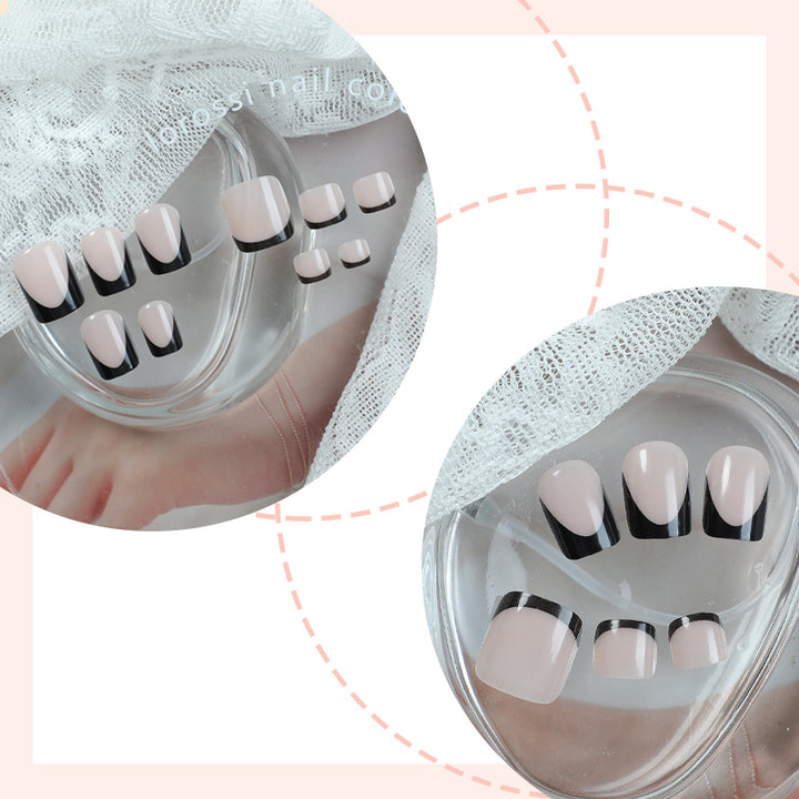 Elegantes Aufklebenägel-Set mit einzigartigem Ombre-Design Karnz