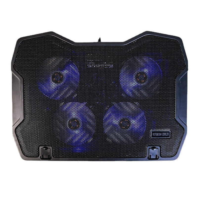 Laptop-Kühler mit Quattro Lüftern und Rgb-Beleuchtung Karnz