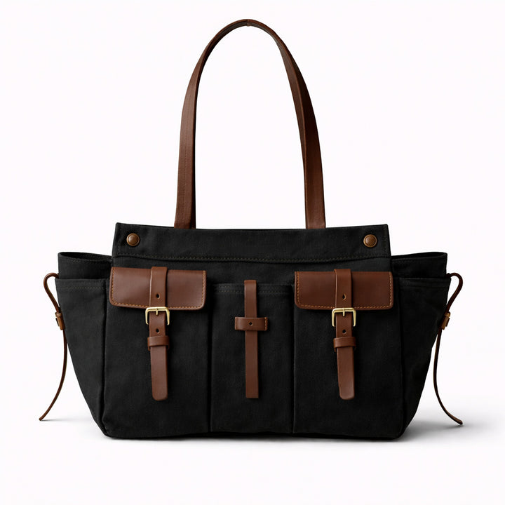 Multi-Taschen Canvas Tote Handtasche