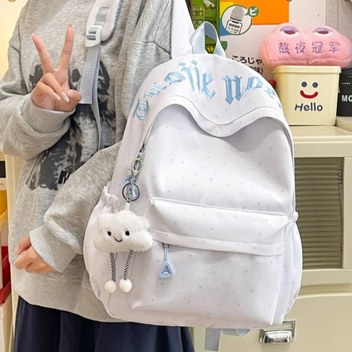 Verspielter Grafikdruck Rucksack Karnz