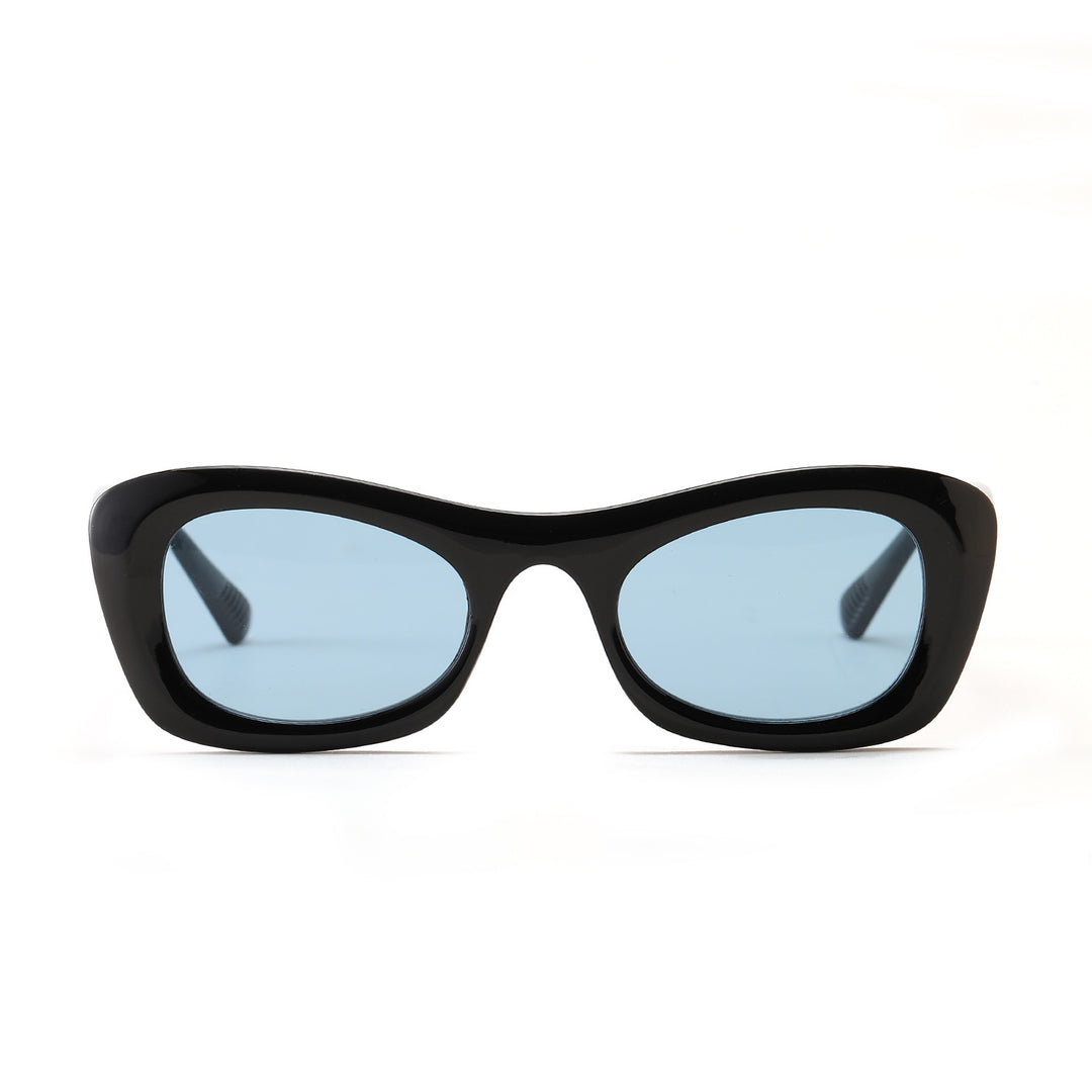 Damen stylische Sonnenbrille im angesagten Geometrie-Design Karnz