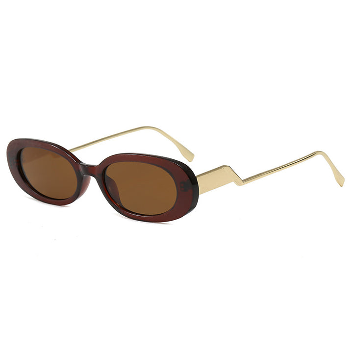 Damen retro-inspirierte Sonnenbrille mit zeitgemäßem Design und markantem Rahmen Karnz