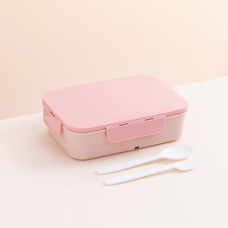 Mehrschichtige Bento-Lunchbox mit Besteck